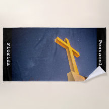 Pensacola Beach Cross met Melkweg