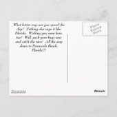 Pensacola Beach, Florida Briefkaart (Achterkant)