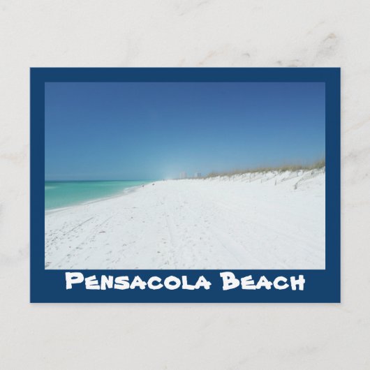 Pensacola Beach Florida Briefkaart (Voorkant)