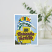 Pensacola Beach Florida  teken Briefkaart (Staand voorkant)