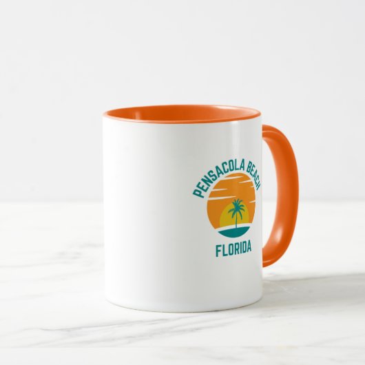 Pensacola Beach Floride Café Mug (Devant droit)