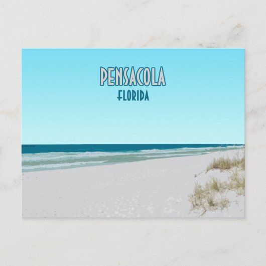 Pensacola Beach Panhandle Florida Briefkaart (Voorkant)