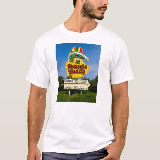Pensacola Beach Sign - Mannen Basic T-Shirt