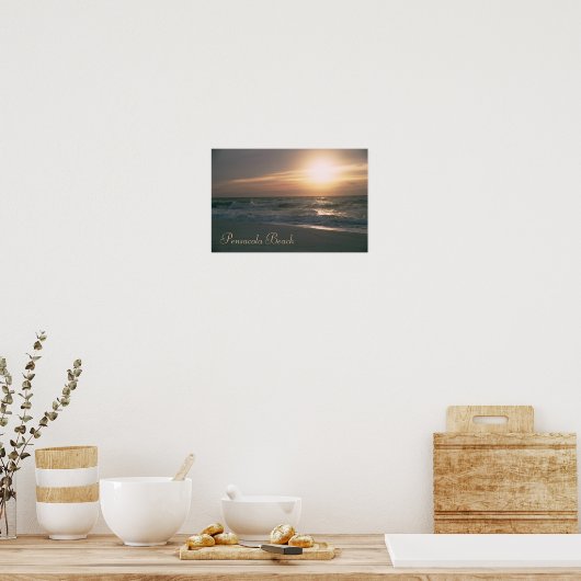 Pensacola Beach Sunrise Print (Keuken)