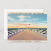  Pensacola, Bridge Florida Briefkaart (Voorkant / Achterkant)