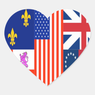 Pensacola Flag Hart Sticker