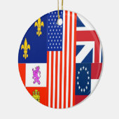 Pensacola Flag Keramisch Ornament (Links)