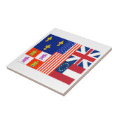 Pensacola Flag Tegeltje (Zijkant)