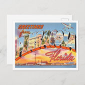 Pensacola, Florida  Big Letters Briefkaart (Voorkant / Achterkant)