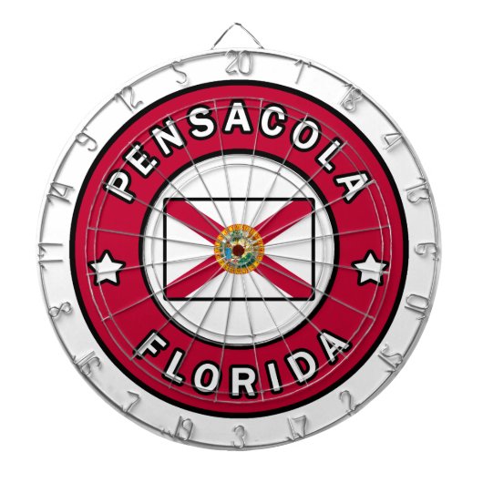 Pensacola Florida Dartbord (Voorkant)