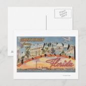 Pensacola, Florida - Grote Letter-scènes 2 Briefkaart (Voorkant / Achterkant)