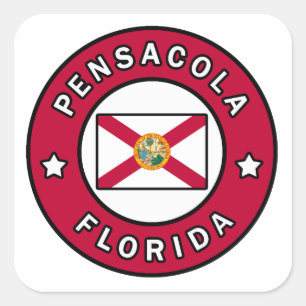 Pensacola Florida Vierkante Sticker