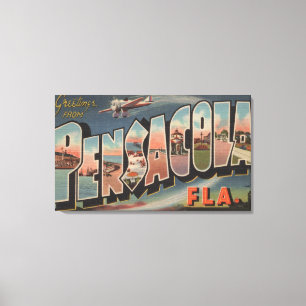 Pensacola, Florida (vliegtuigen) Canvas Afdruk