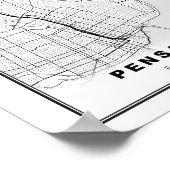 Pensacola Map Poster (Hoek)