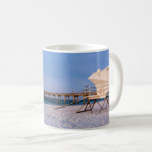 Pensacola Matin Lifeguard Stand And Pier Mug