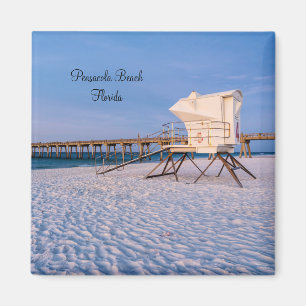 Pensacola Morning Lifeguard Stand en pier magneet