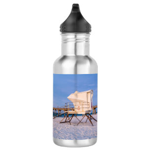 Pensacola Morning Lifeguard Stand en Pier Waterfles