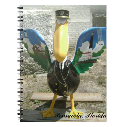 Pensacola Pelican Notitieboek (Voorkant)