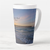 Pensacola Pier Côté Sunrise Latte Mug (Angle droit)