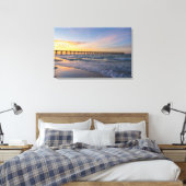 Pensacola Pier Shoreline Sunrise Canvas (Insitu (Slaapkamer))