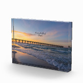 Pensacola Pier Shoreline Sunrise fotoblok (Rechts)