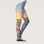 Pensacola Pier Shoreline Sunrise Leggings (Rechts)