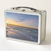 Pensacola Pier Shoreline Sunrise Lunchbox (Voorkant)