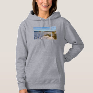Pensacola Sand Dunes Pier Ochtend Dames Hoodie