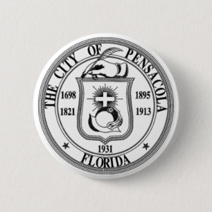 Pensacola Seal Ronde Button 5,7 Cm