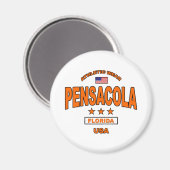 pensacola-sinaasappel magneet (Voorkant / Achterkant)