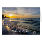 Pensacola Splashant Vagues lever du soleil Penser  (Devant Horizontal)