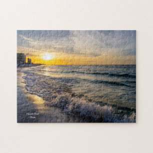 Pensacola Splashing Waves Sunrise Puzzel