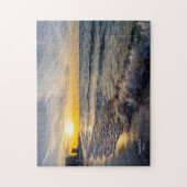 Pensacola Splashing Waves Sunrise Puzzle (Vertical)