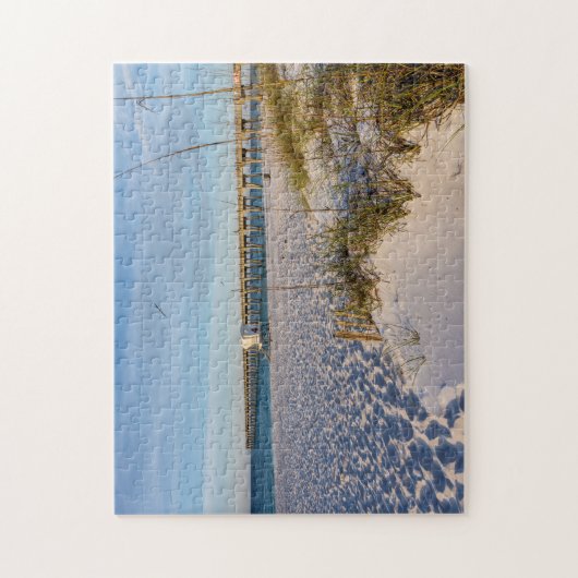 Pensacola Zandduinen Pier Ochtend Jigsaw Puzzel (Verticaal)