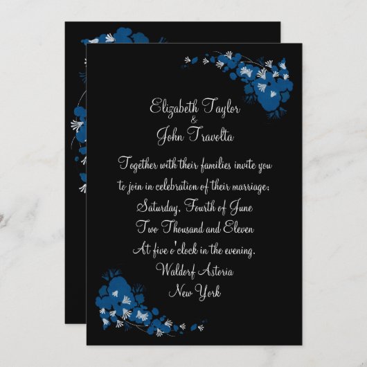 Pensamiento ~ Invitation (Devant / Derrière)