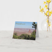 Pensando en ti (penser à vous) Carte espagnole (Fleur jaune)