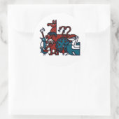 Penscynor Vogeltuinen Zelfklevende Sticker (Tas)