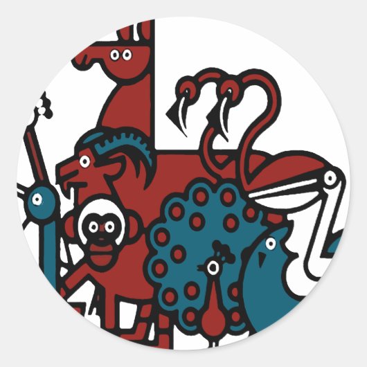 Penscyor-Design Ronde Sticker (Voorkant)