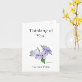 Pense à toi ! Carte de correspondance (Fleur jaune)