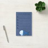Pense-Bête Enfant Poisson Bleu Post-It (Bureau)