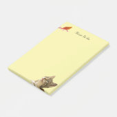 Pense-bêtes Post-it Notes Oiseau et Chat (Incliné)