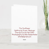 Pensée à vous carte de jour ensoleillé (Dos)