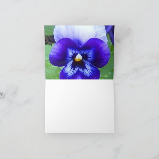 Pensée à vous carte de note (Intérieur)