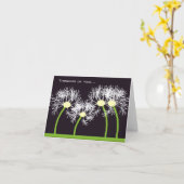 Pensée à vous carte de note (Fleur jaune)