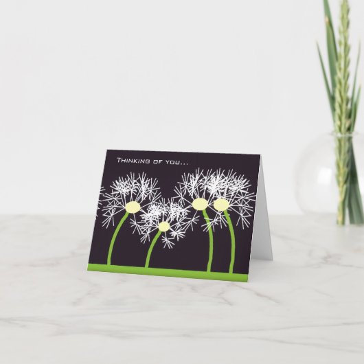 Pensée à vous carte de note (Devant)