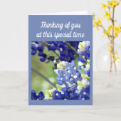 Pensée à vous carte de voeux de fleur sauvage (Fleur jaune)