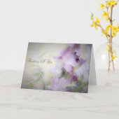 Pensée à vous carte de voeux florale (Fleur jaune)