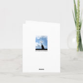 Pensée à vous carte de voeux religieuse (Dos)