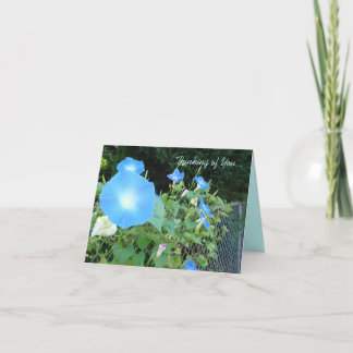 Pensée à vous… carte pour notes de gloires de
