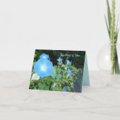 Pensée à vous… carte pour notes de gloires de (Devant)